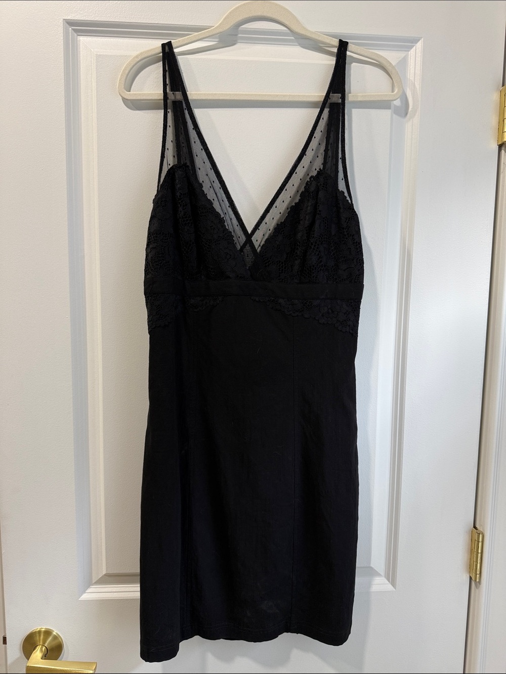 NWT FREE PEOPLE Black Lace dress
